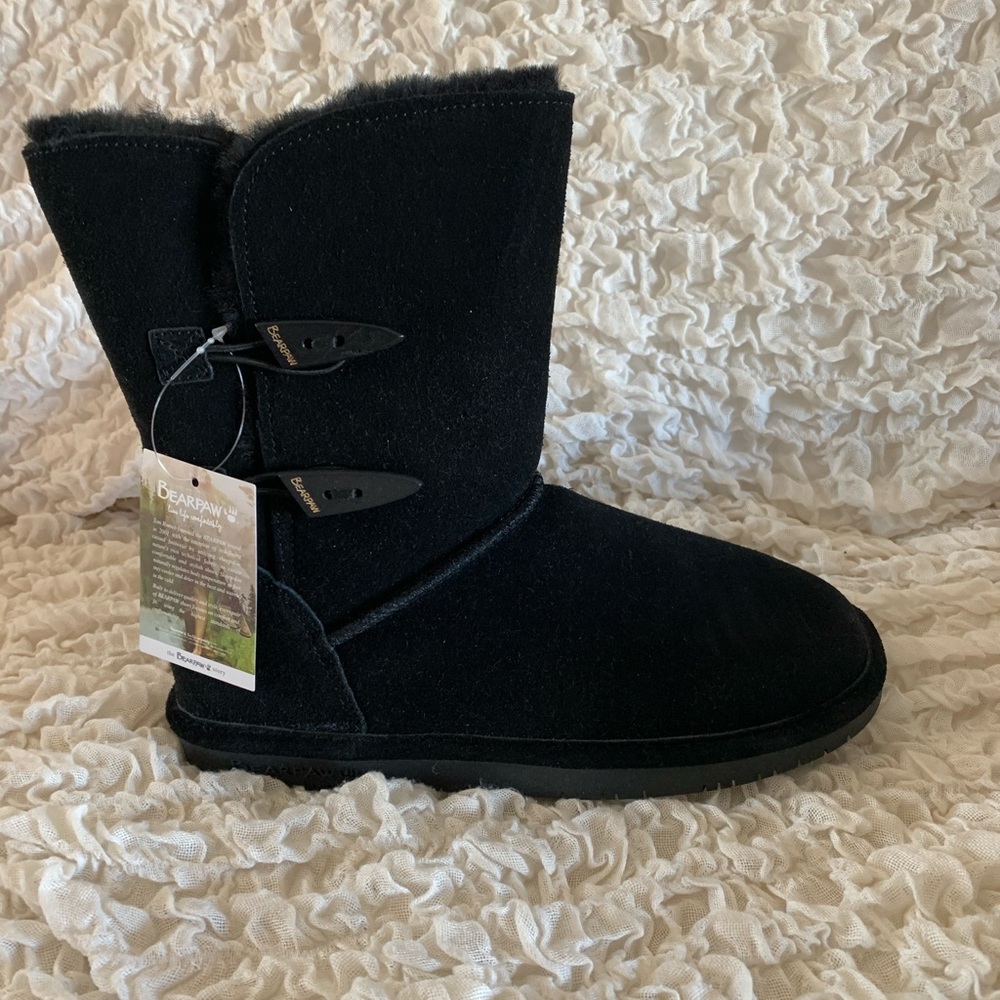 BearPaw black boots